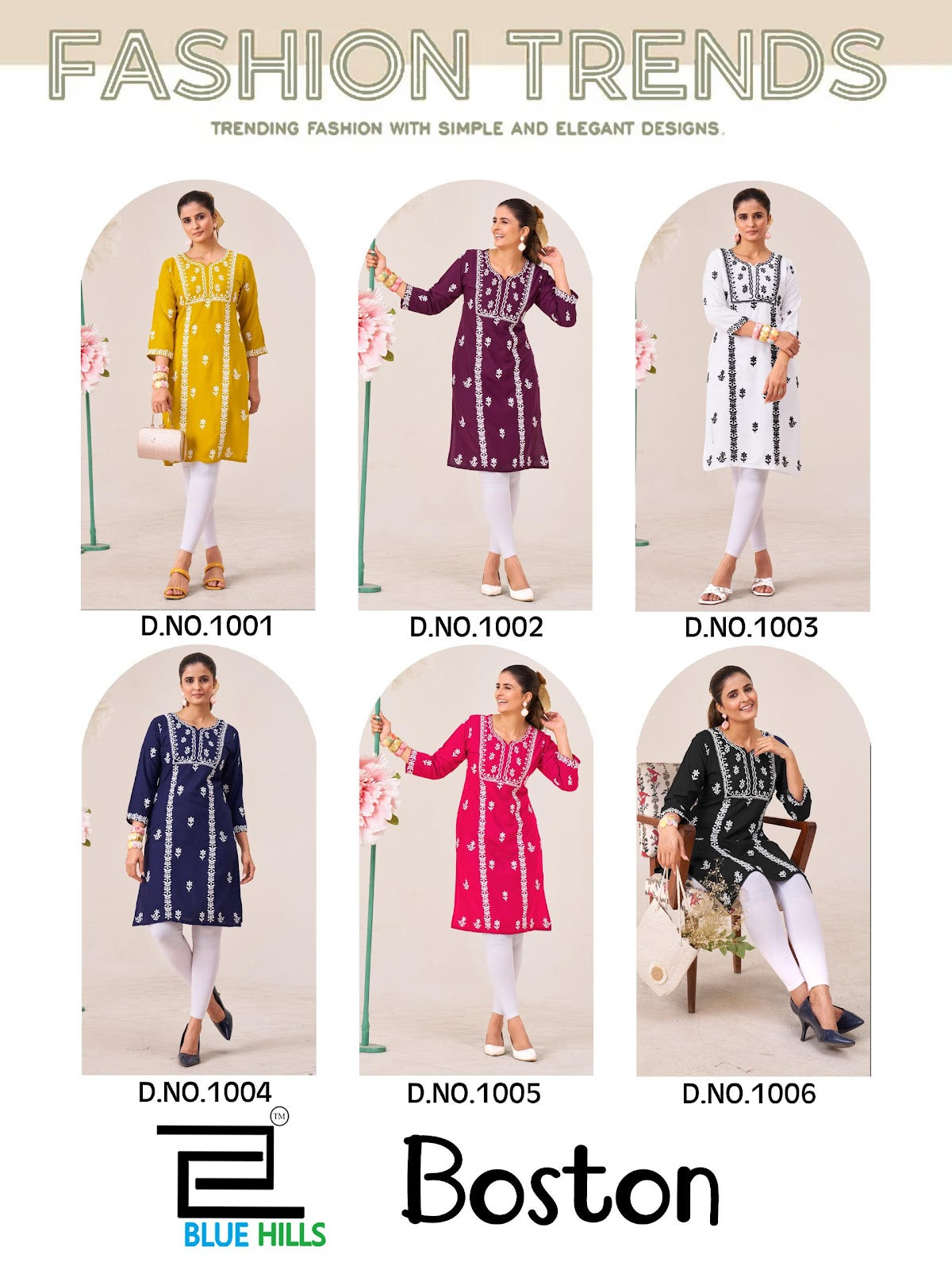Boston Blue Hills Rayon 14Kg Kurtis Wholesaler Gujarat