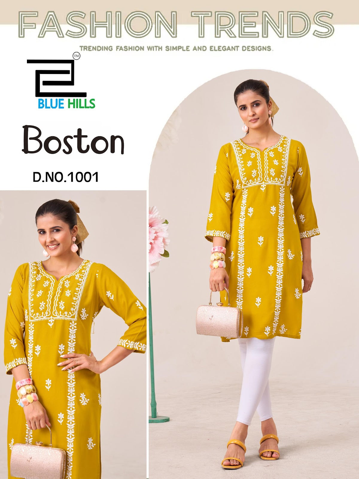 Boston Blue Hills Rayon 14Kg Kurtis Wholesaler Gujarat