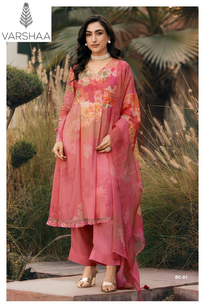 Botanica Varshaa Mul Cotton Pant Style Suits Wholesale Price