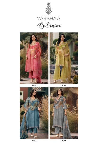 Botanica Varshaa Mul Cotton Pant Style Suits Wholesale Price
