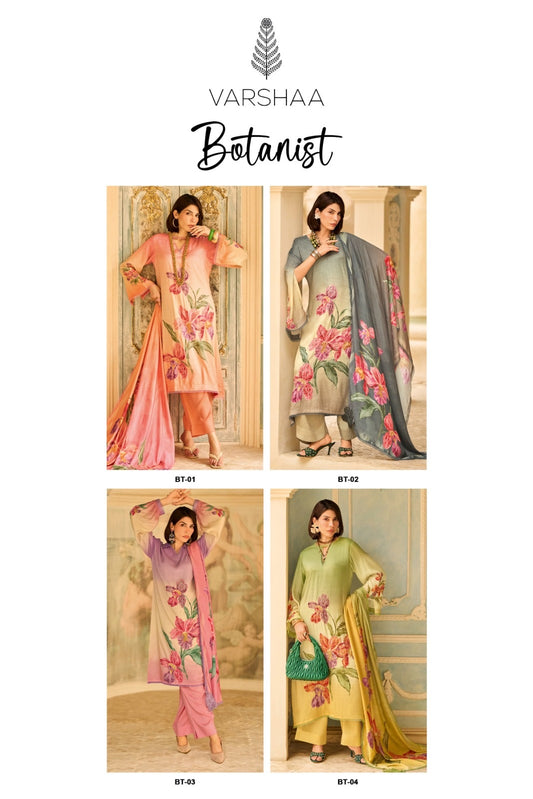 Botanist Varshaa Swiss Pant Style Suits Wholesale Rate
