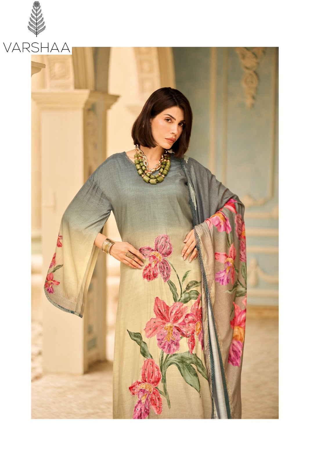 Botanist Varshaa Swiss Pant Style Suits Wholesale Rate