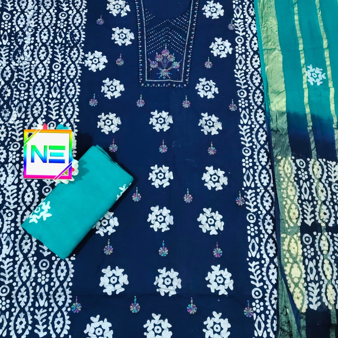 Bottom 2.25 Mtr Ne Cotton Dress Material Manufacturer Gujarat