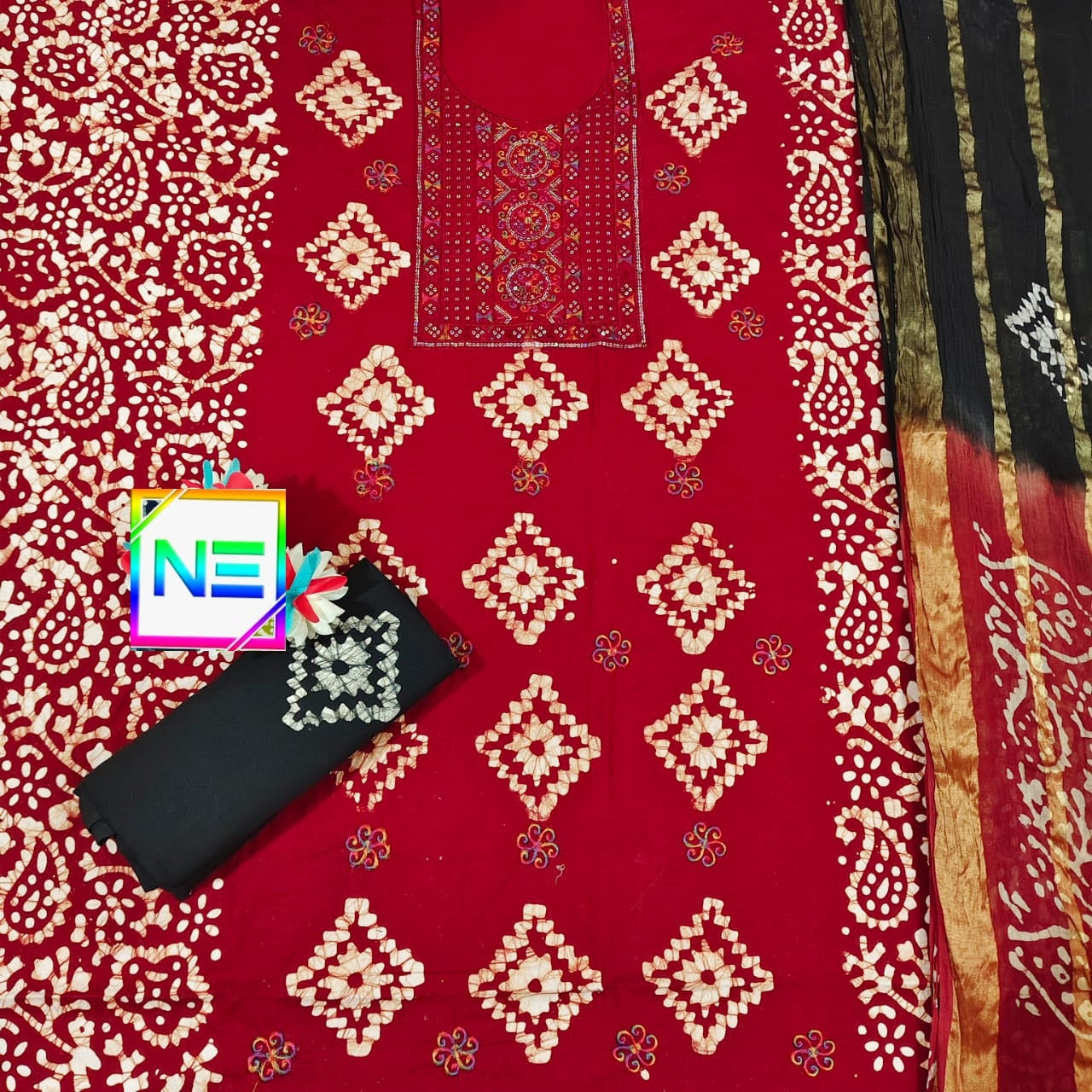 Bottom 2.25 Mtr Ne Cotton Dress Material Manufacturer Gujarat