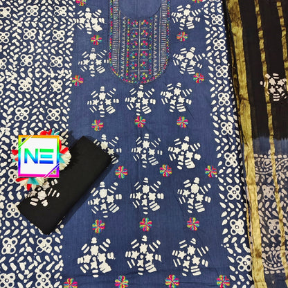 Bottom 2.25 Mtr Ne Cotton Dress Material Manufacturer Gujarat