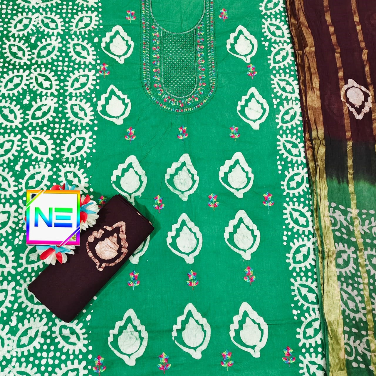 Bottom 2.25 Mtr Ne Cotton Dress Material Manufacturer Gujarat