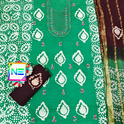 Bottom 2.25 Mtr Ne Cotton Dress Material Manufacturer Gujarat