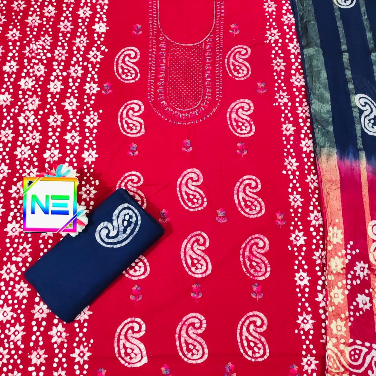 Bottom 2.25 Mtr Ne Cotton Dress Material Manufacturer Gujarat