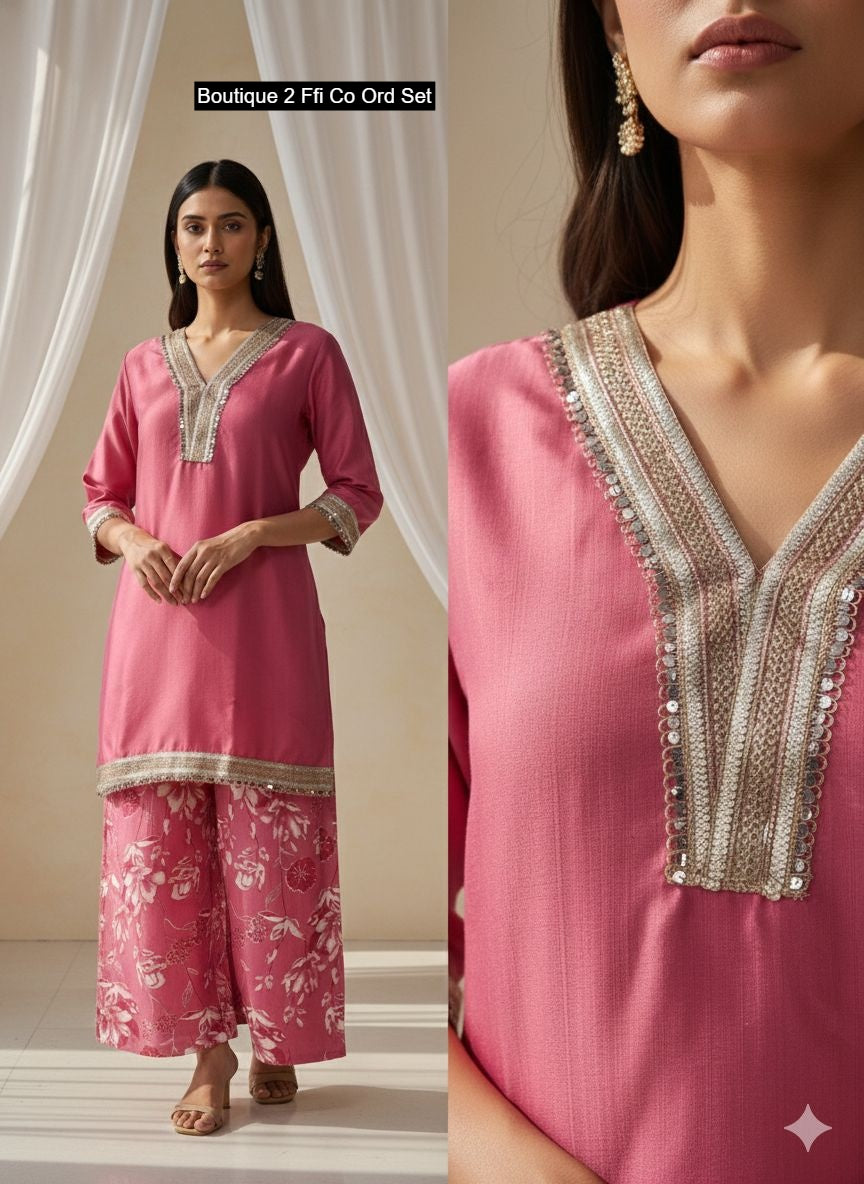 Boutique 2 Ffi Vertican Co Ord Set Wholesale Rate