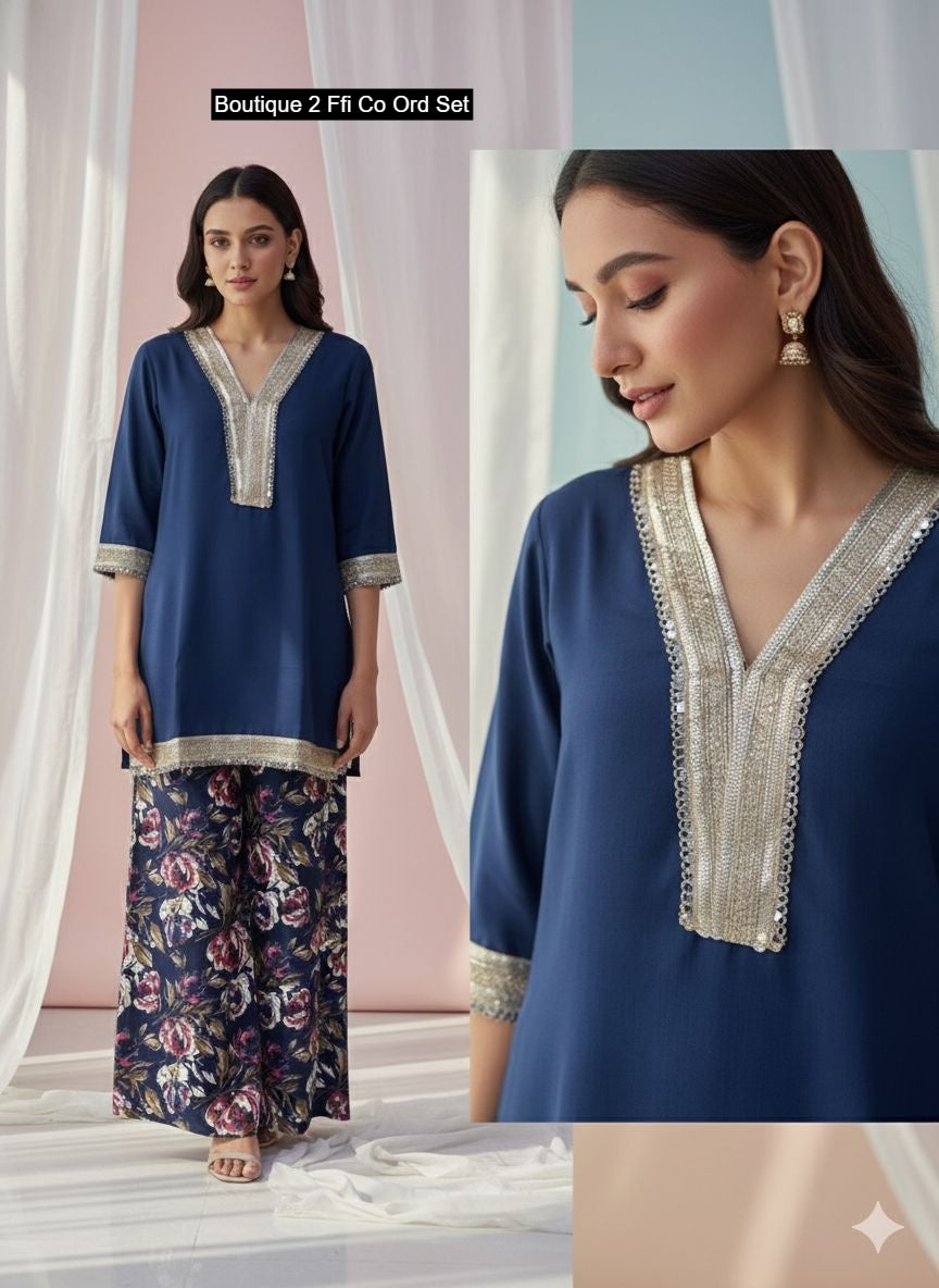 Boutique 2 Ffi Vertican Co Ord Set Wholesale Rate