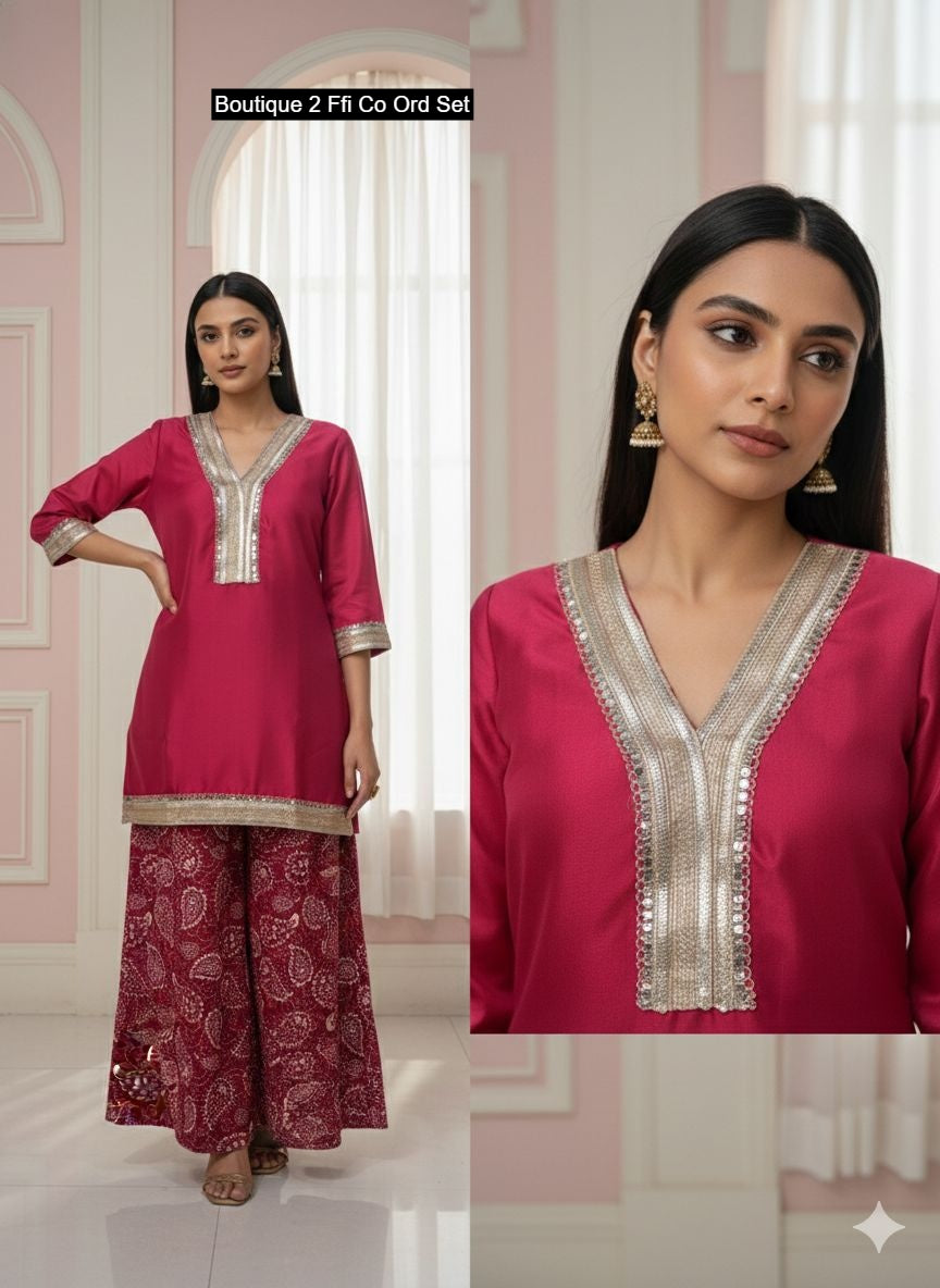 Boutique 2 Ffi Vertican Co Ord Set Wholesale Rate