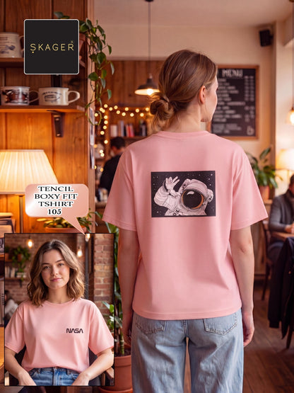 Boxy Fit 3108 Skager Tencil Women Tshirt Supplier India