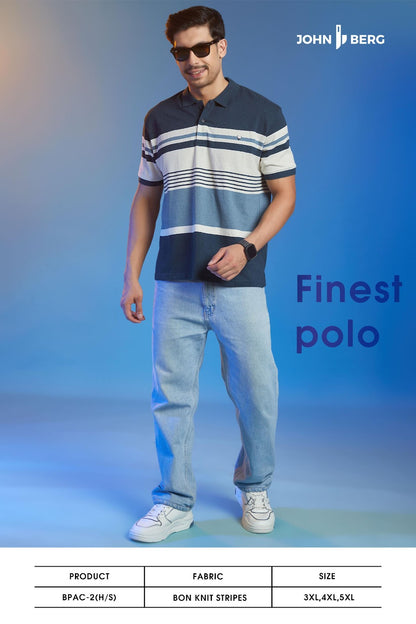 Bpac 2 Plus Size John Berg Knit Mens Tshirts Wholesaler