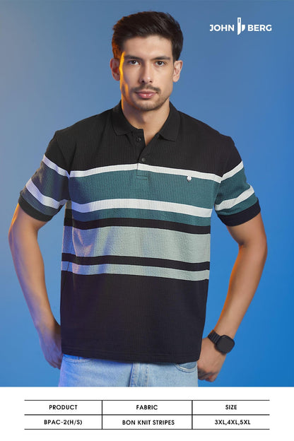 Bpac 2 Plus Size John Berg Knit Mens Tshirts Wholesaler