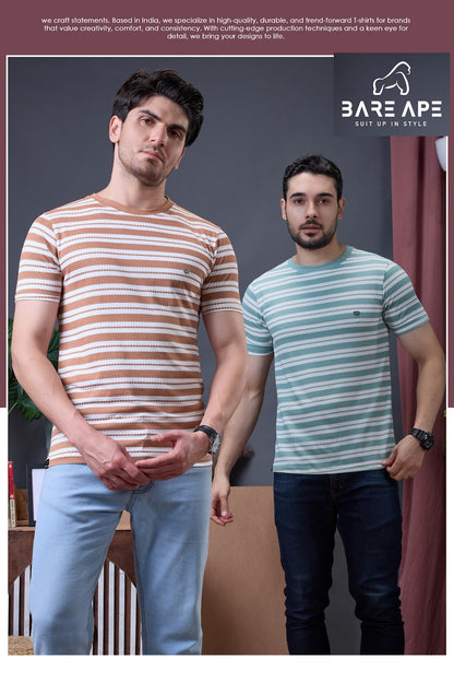 Br 1006 Bare Ape Stripes Mens Tshirts Supplier Ahmedabad