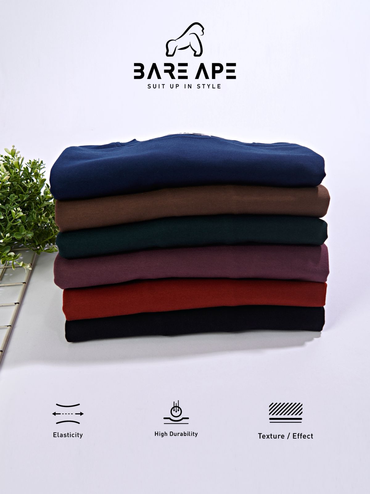 Br 1064 Drop Shoulder Bare Ape Cotton Looper Mens Tshirts Exporter