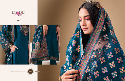 Brasso Lily Lali Roman Silk Readymade Pant Style Suits Manufacturer Gujarat