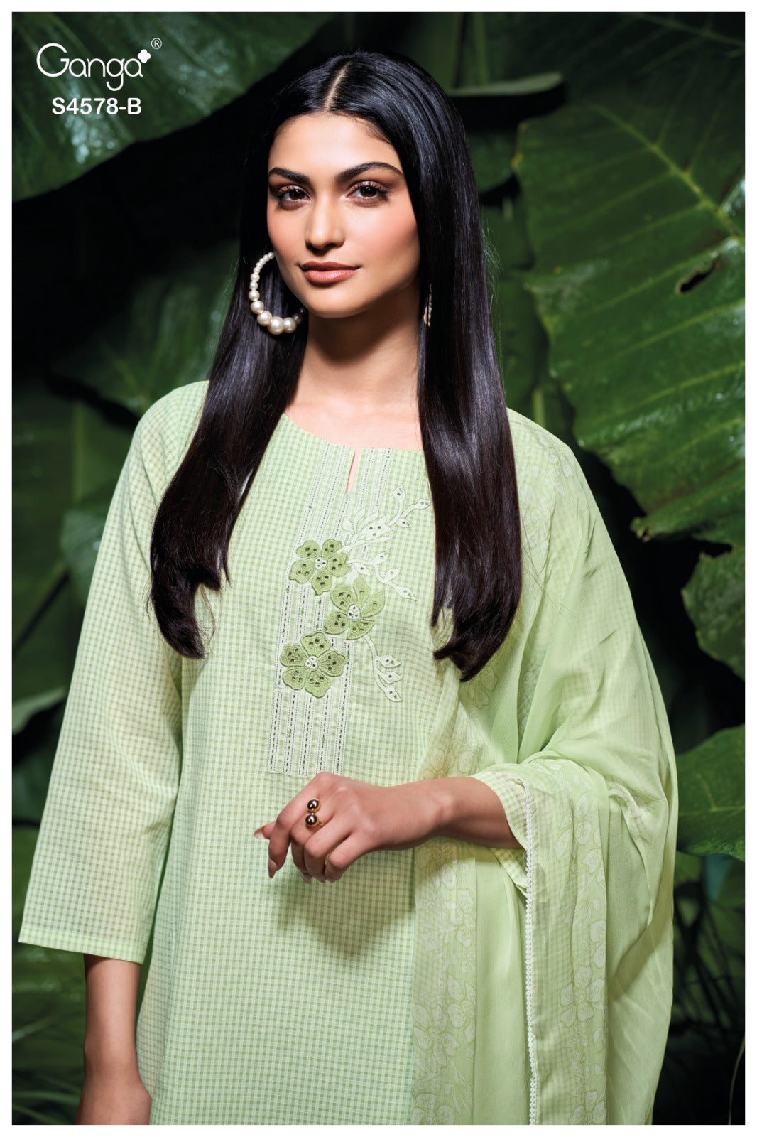 Breesa 4578 Ganga Cotton Plazzo Style Suits Wholesale