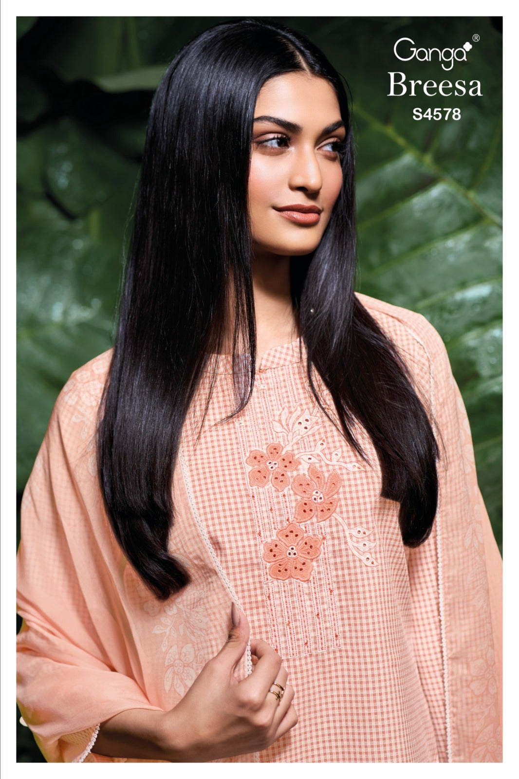 Breesa 4578 Ganga Cotton Plazzo Style Suits Wholesale