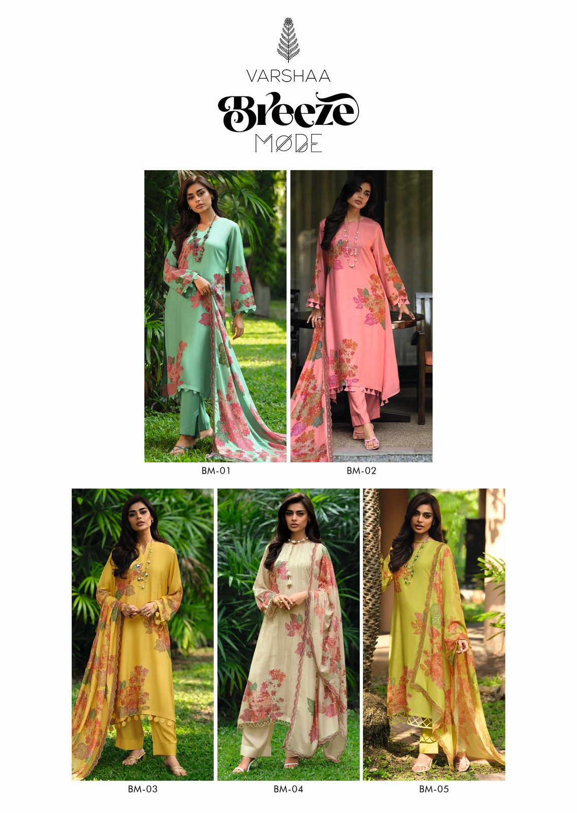 Breeze Mode Varshaa Viscose Pant Style Suits Manufacturer Ahmedabad