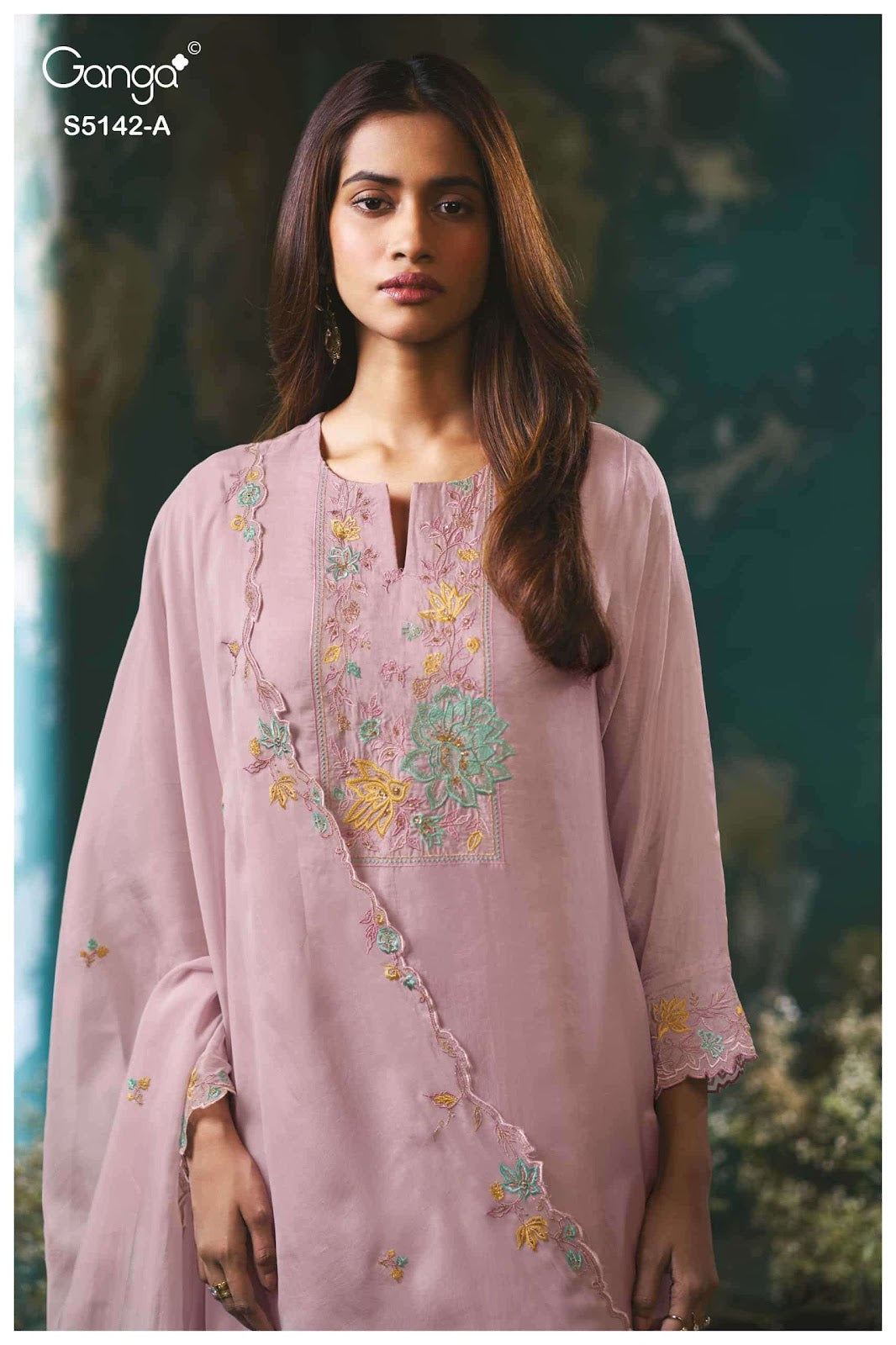 Brialyn S5142 Ganga Habutai Silk Pant Style Suits Supplier India