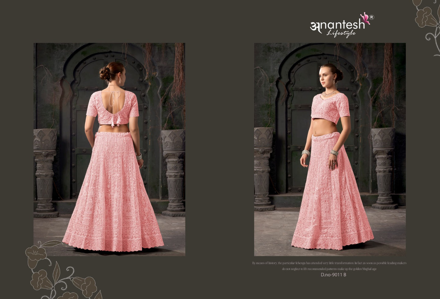 Bridal Couture Vol 03 9011 Anantesh Net Readymade Lehenga Choli Wholesale Rate