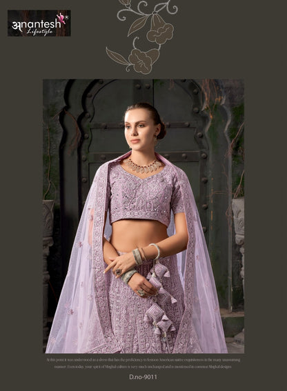 Bridal Couture Vol 03 9011 Anantesh Net Readymade Lehenga Choli Wholesale Rate