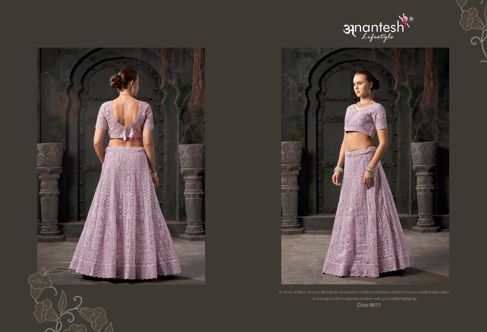 Bridal Couture Vol 03 9011 Anantesh Net Readymade Lehenga Choli Wholesale Rate