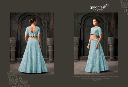 Bridal Couture Vol 03 9011 Anantesh Net Readymade Lehenga Choli Wholesale Rate