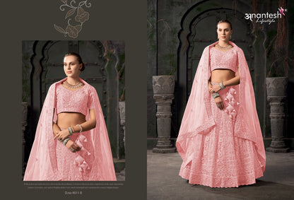 Bridal Couture Vol 03 9011 Anantesh Net Readymade Lehenga Choli Wholesale Rate