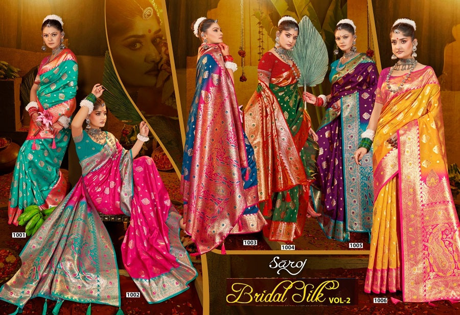 Bridal Silk Vol 2 Saroj Sarees Wholesaler India