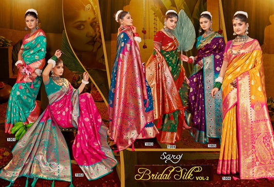 Bridal Silk Vol 2 Saroj Sarees Wholesaler India