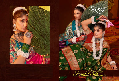 Bridal Silk Vol 3 Saroj Sarees Wholesale Price