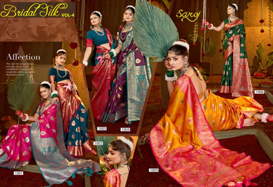 Bridal Silk Vol 4 Saroj Sarees Supplier