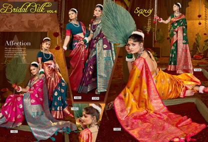 Bridal Silk Vol 4 Saroj Sarees Supplier