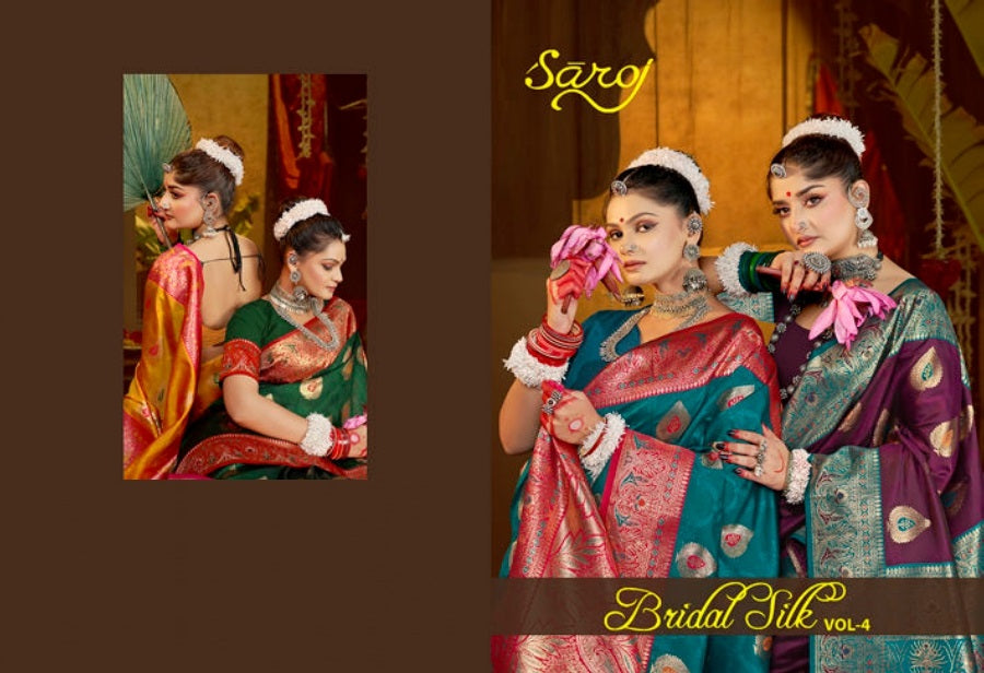 Bridal Silk Vol 4 Saroj Sarees Supplier