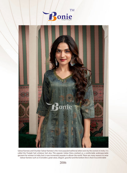 Brinda Vol 2 Bonie Jacquard Anarkali Kurtis Wholesaler