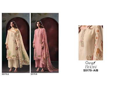 Brioni S5170 Ganga Bemberg Silk Plazzo Style Suits Wholesale