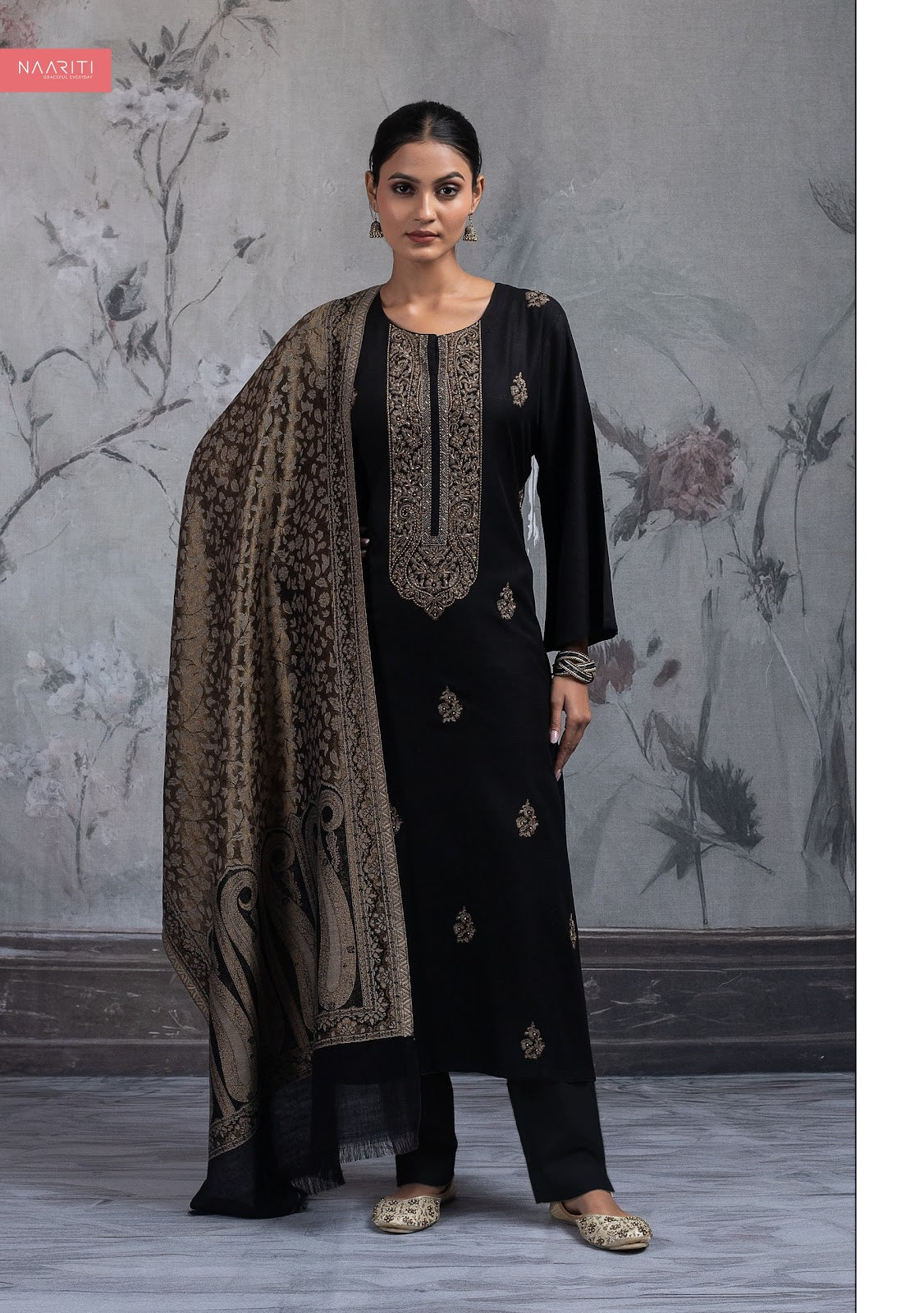 Brithi Naariti Pashmina Suits Wholesaler Gujarat