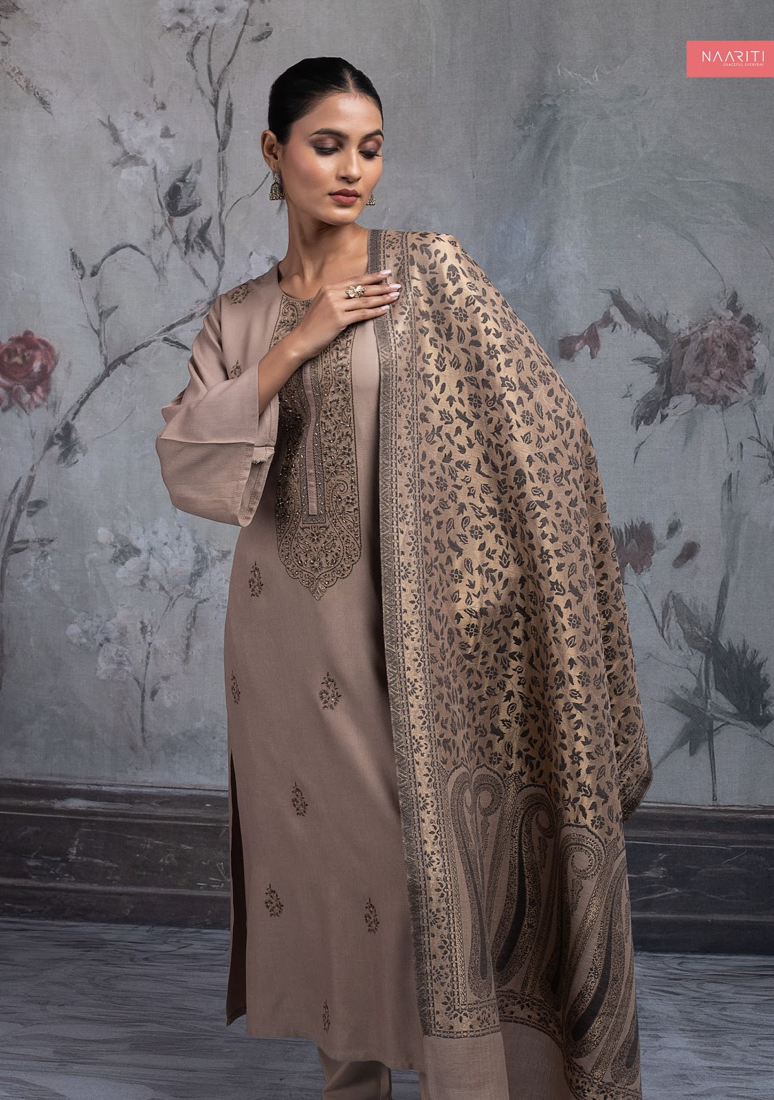 Brithi Naariti Pashmina Suits Wholesaler Gujarat