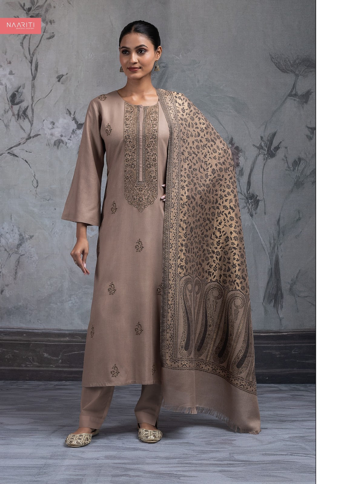 Brithi Naariti Pashmina Suits Wholesaler Gujarat