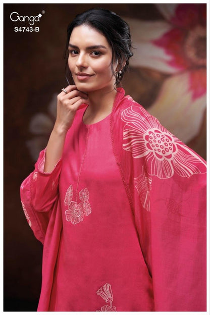 Brivi 4743 Ganga Cotton Pant Style Suits Wholesale Price