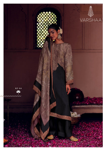 Briza Varsha Fashions Satin Plazzo Style Suits Wholesale Price