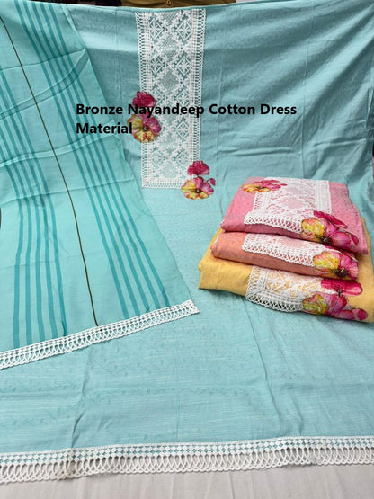 Bronze Nayandeep Cotton Dress Material Exporter Ahmedabad