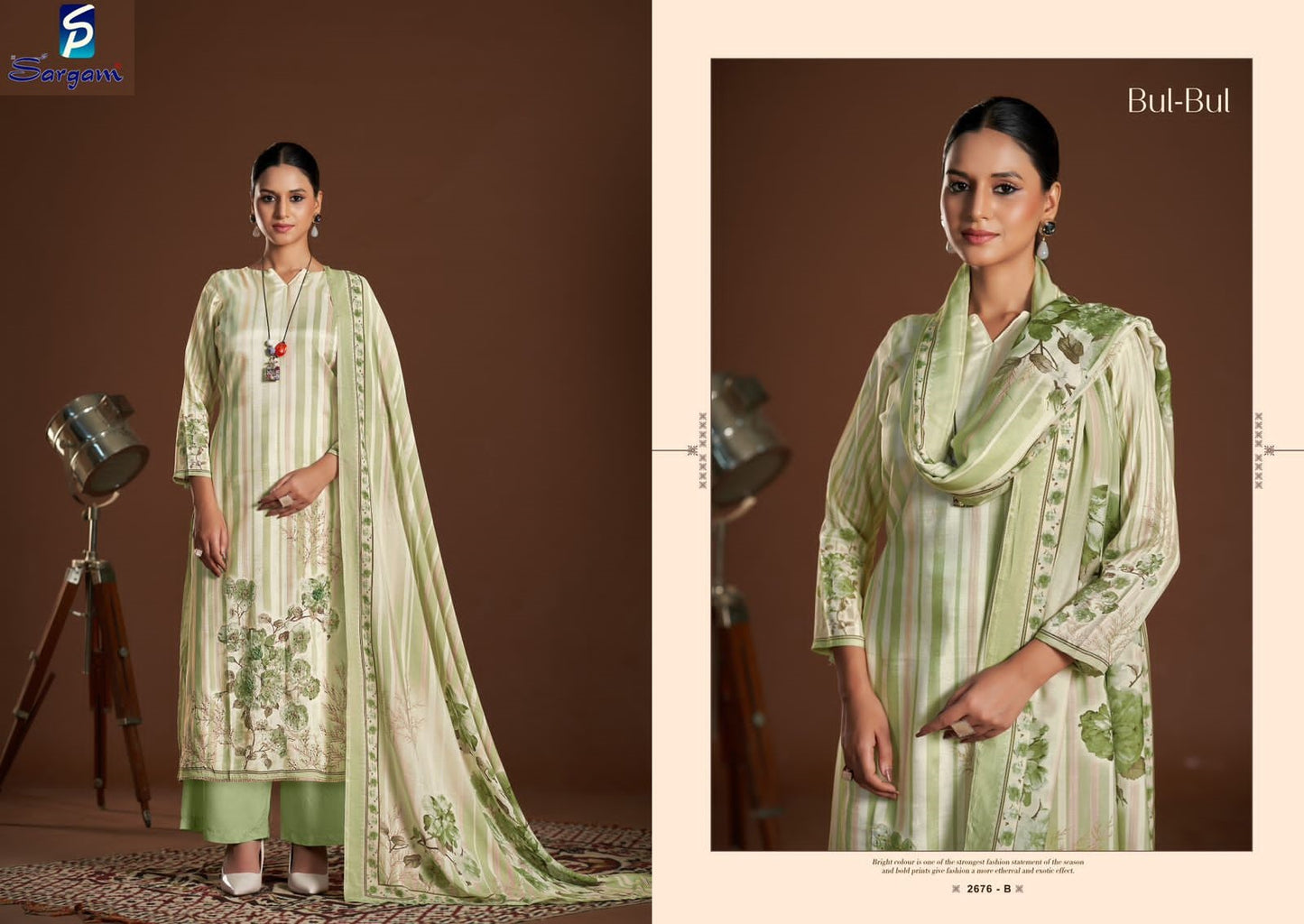 Bulbul Sargam Prints Viscose Muslin Pant Style Suits Wholesale