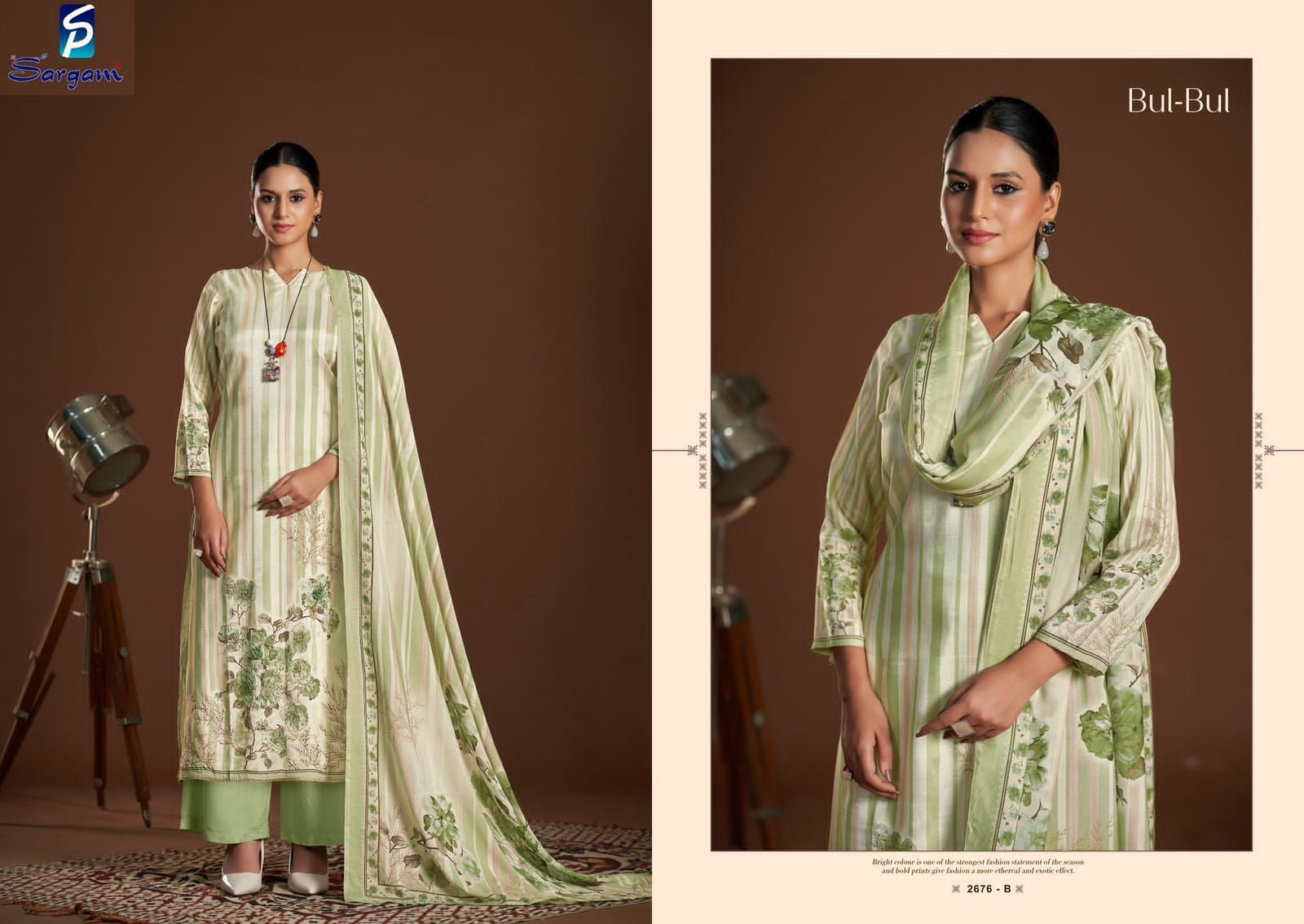 Bulbul Sargam Prints Viscose Muslin Pant Style Suits Wholesale