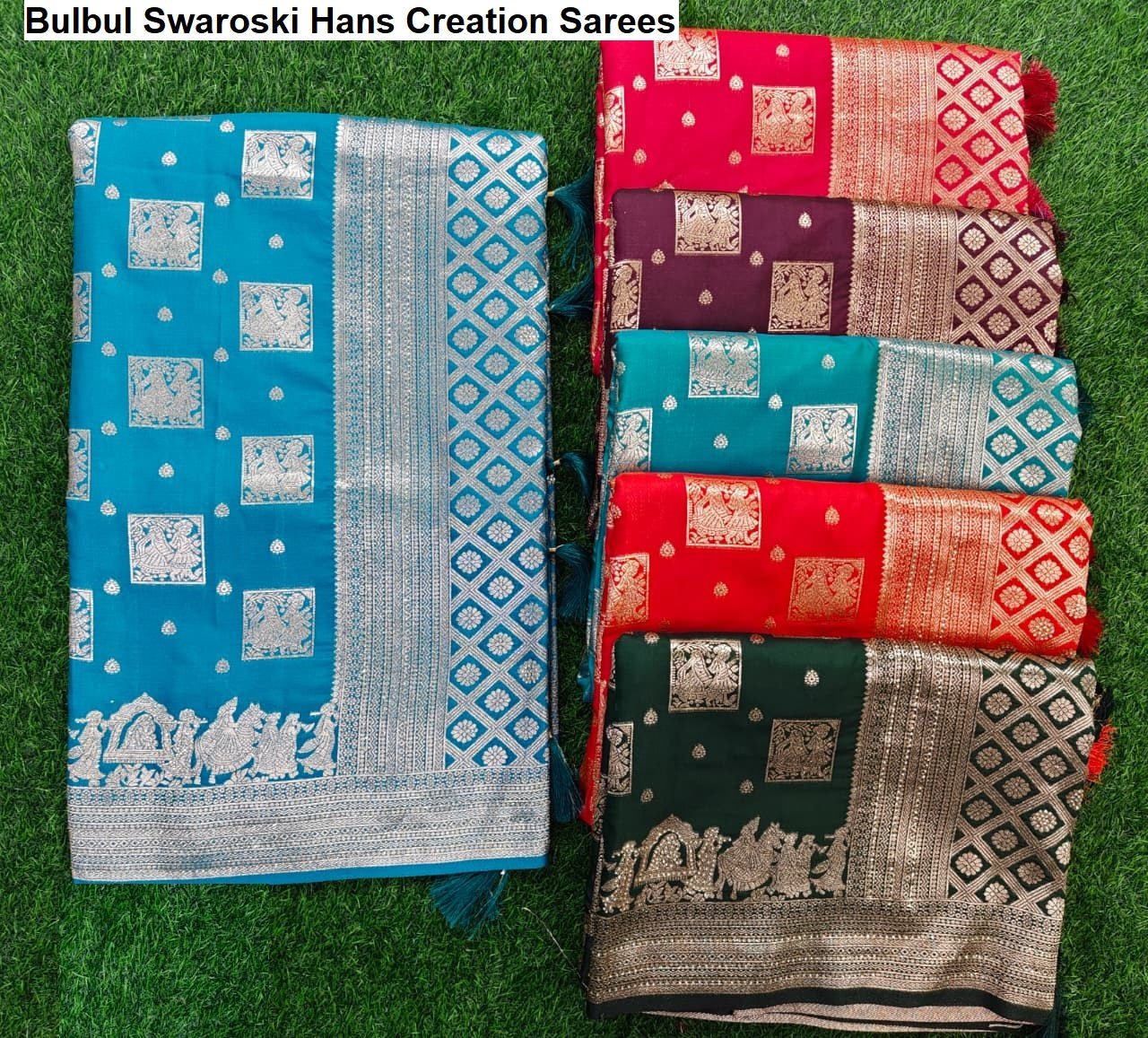 Bulbul Swaroski Hans Creation Sarees Supplier India