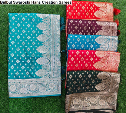 Bulbul Swaroski Hans Creation Sarees Supplier India