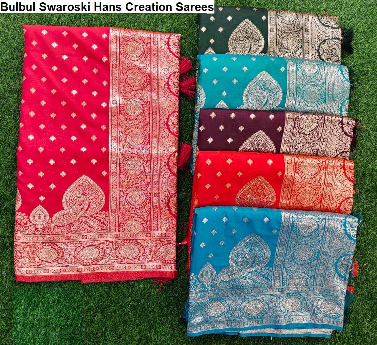 Bulbul Swaroski Hans Creation Sarees Supplier India