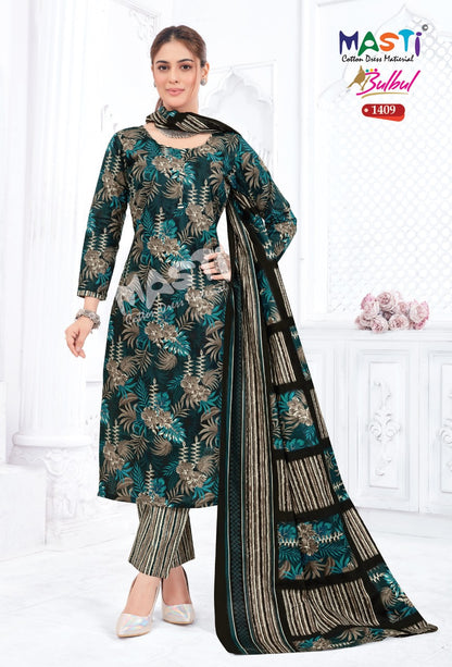 Bulbul Vol 14 Masti Cotton Dress Material Wholesaler Gujarat